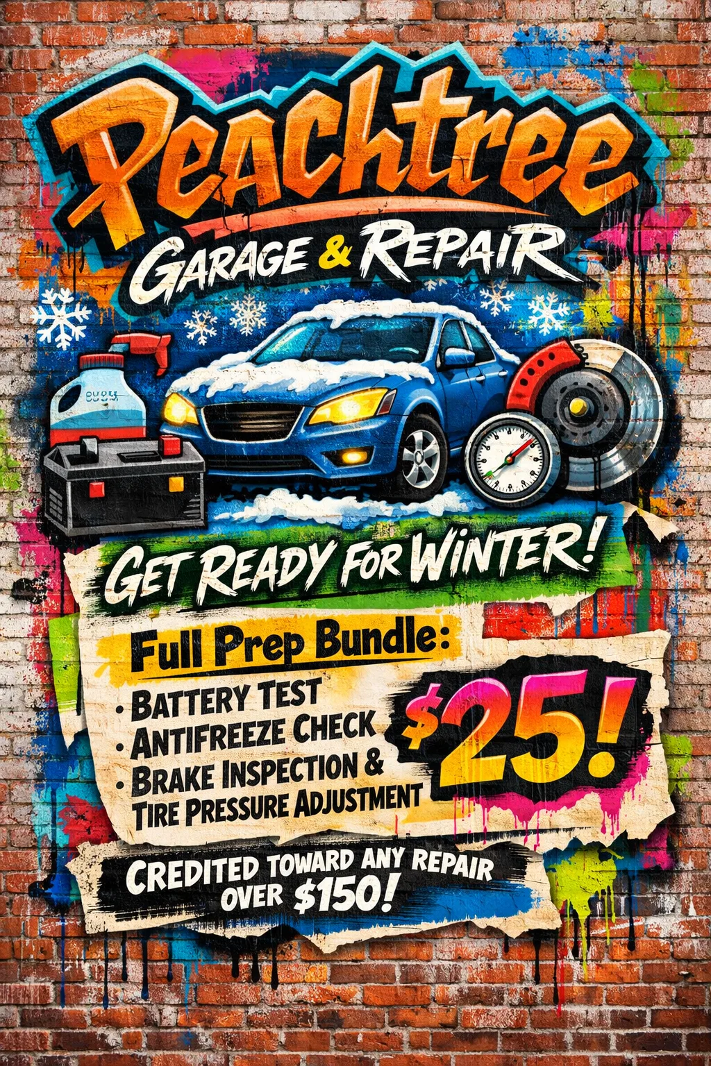 AI-generated promotional design