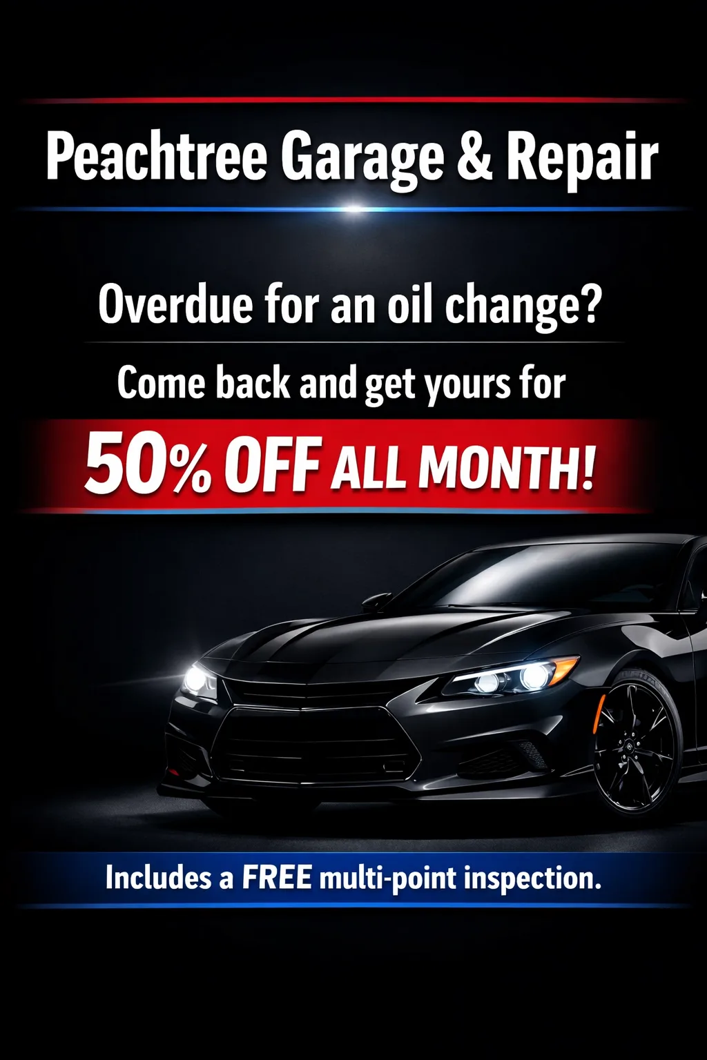 AI-generated promotional design